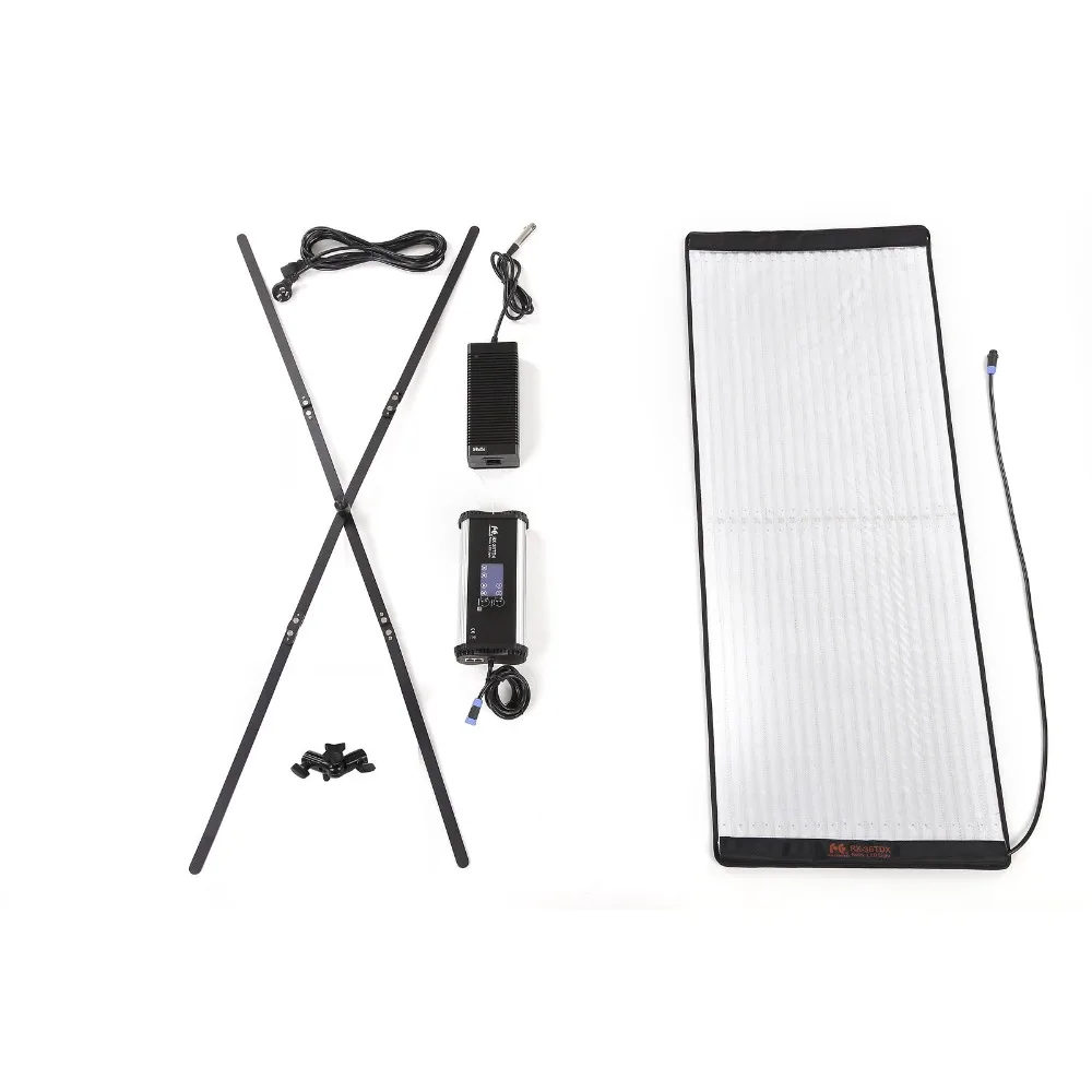 Falcon Eyes RX-36TDX Flexible Rollable Cloth LED Fill-in Light Lamp Studio Video Lighting Panel 250W Bi-Color 3000K-5600K (6)