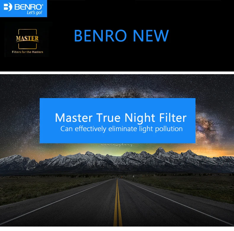 Benro 100*100 мм 150*150 мм Master True Night фильтр квадратная вилка фильтры ночное небо фотография водонепроницаемое Оптическое стекло DHL