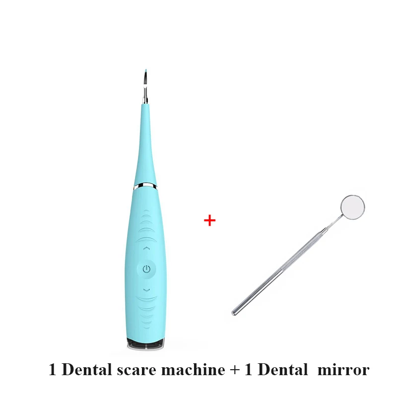 YunChi электрическая машина для удаления зубного камня, отбеливания зубов, зубная щетка Sonic power, очищающая зубной камень, удаление зубных пятен, 1 шт - Цвет: Blue