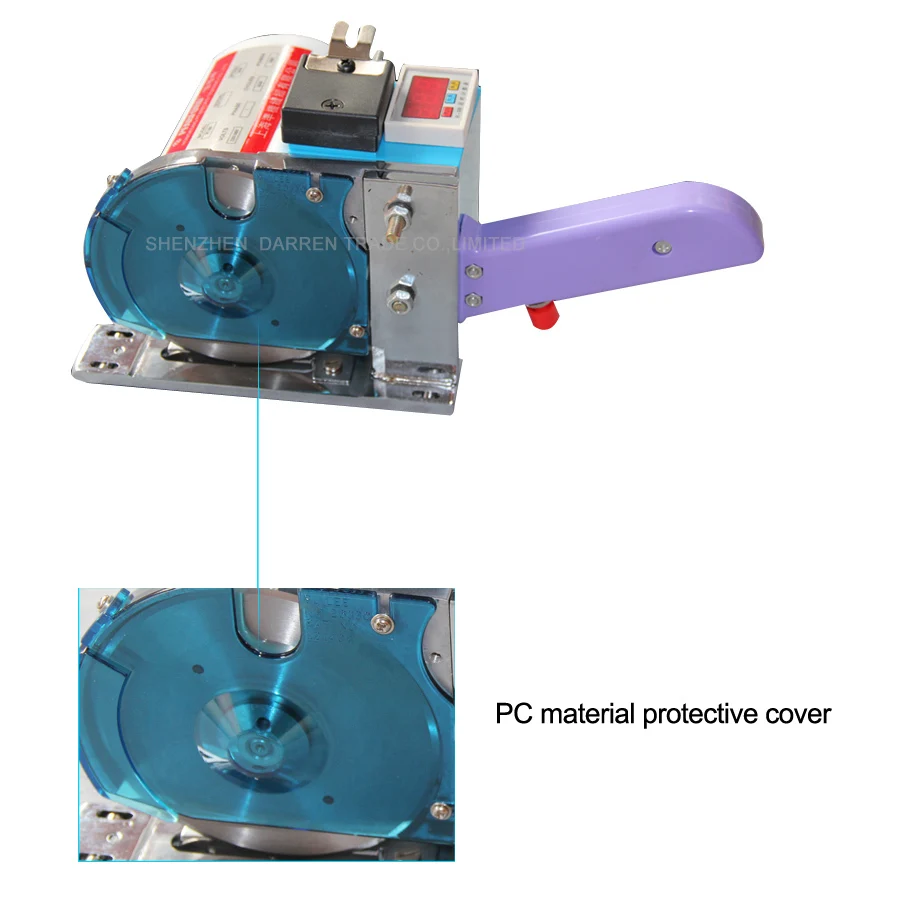 220 В высокое качество электронный ЖК дисплей сломанной ткани вырубной пресс Cheb машина 1 шт