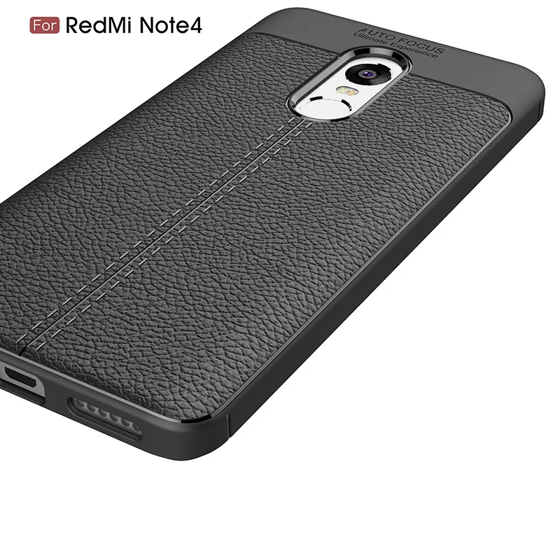 Litchi silicone case xiaomi redmi note 4 4x (4)