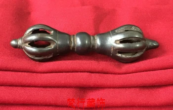 

Tibet Antique Iron Vajra 8 Prong Dorji