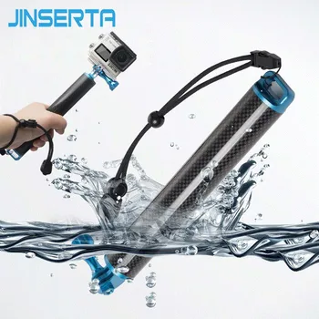 

JINSERTA Float Hand Grip Buoyancy Rod for Gopro Hero 7 Pole Stick Monopod Tripod for Gopro 6 5 4 3 XiaoYi Camera Accessories