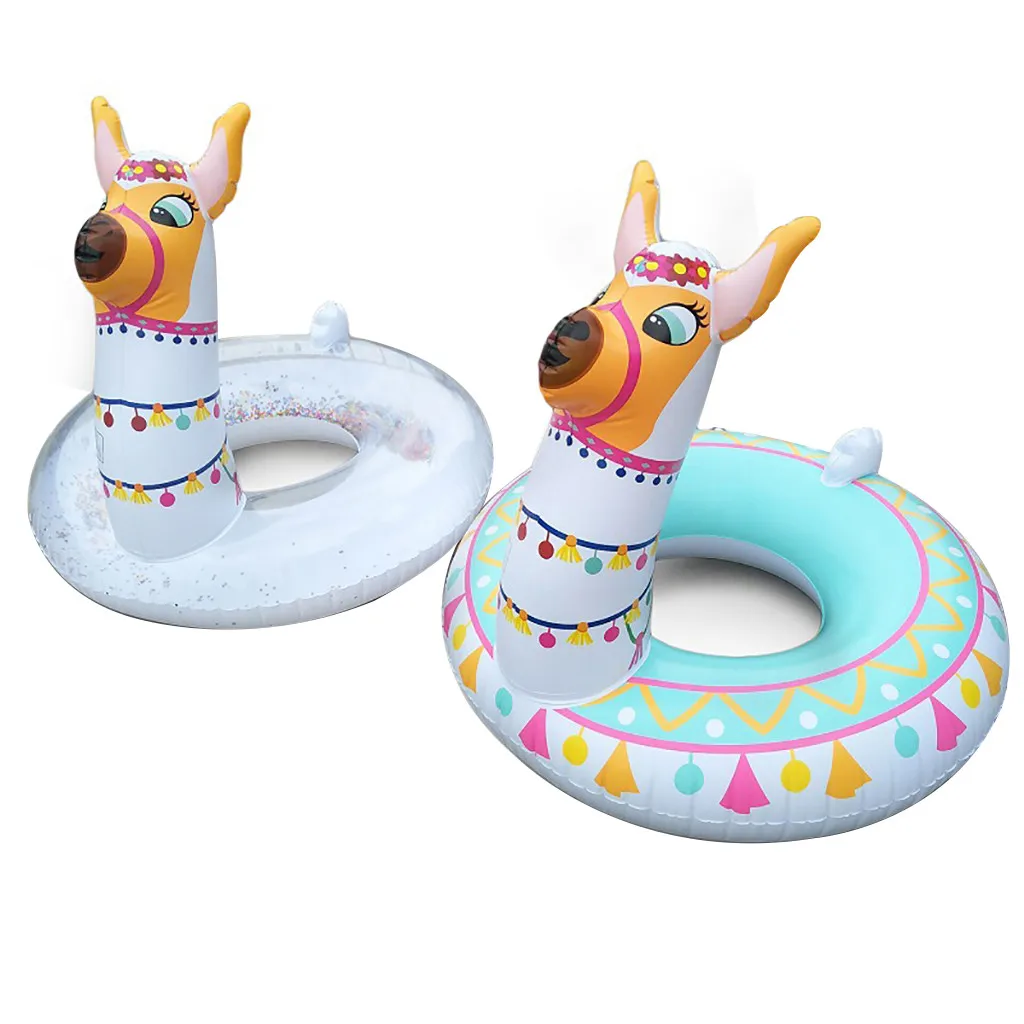 

Outdoor toys Hot sale good looking Pool Float Ride On Party Alpaca Inflatable Swimming Ring Water Supplies Toys Inflatable Toys