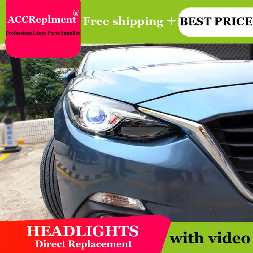 Авто. PRO для Mazda 3 Axela ксеноновыми фарами 2014-2016 стайлинга автомобилей bi xenon