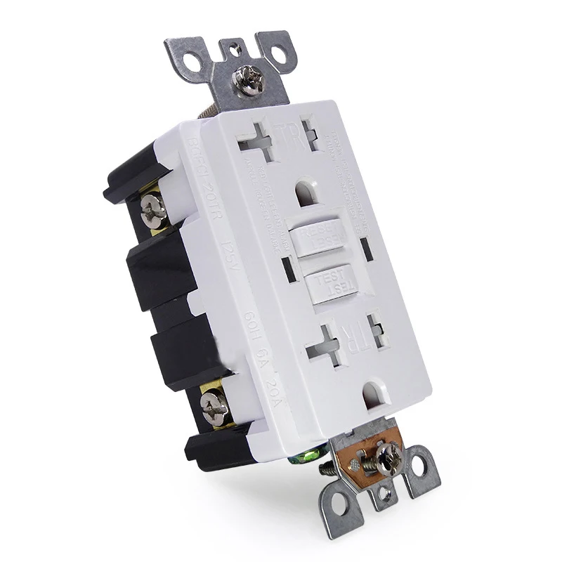 

20A 125V Home Decoration American Wall Socket GFCI Leakage Protection Socket