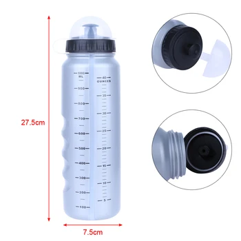 

GUB 1000ml Bike Bottle For Water Portable Plastic Cycling Water Bottles With Dust Cover Bike Accessories Outdoor Sports Bottle
