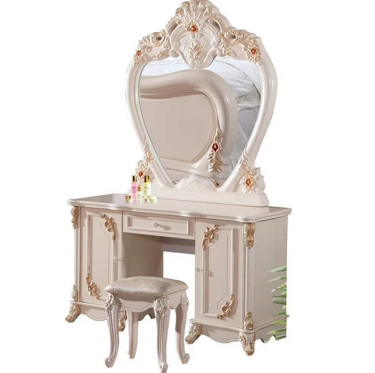 Белый Европейский зеркальный стол французская мебель 10|furniture set|furniture writing tabletable