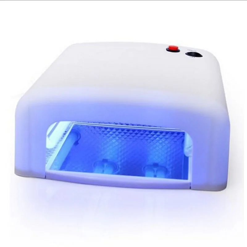 New White 100 240V 36W Led UV Light Therapy Lamp 120s Timing Led Lights Nail Lamp