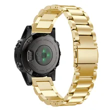 Aço inoxidável Assista Pulseira Strap Banda Para Garmin Fenix 5S GPS Relógio de reloj Drop Shipping18Jan30
