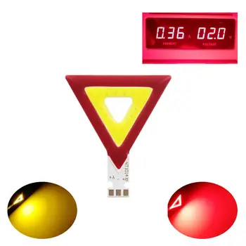 

New Triangle shape 2V double color LED COB Strip for work light bicycle diy lighting red yellow led cob chip light source