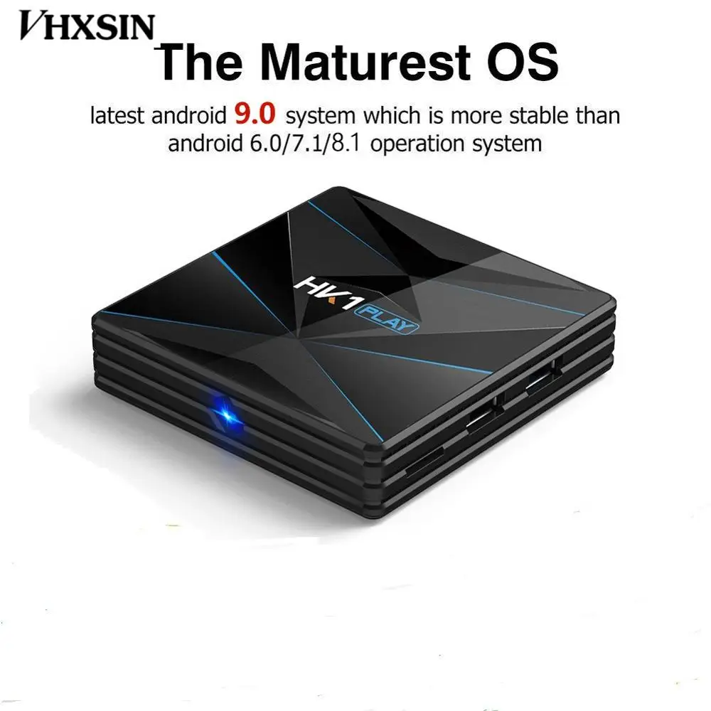 VHXSIN 50 шт./лот Hk1 Play Smart Tv Box Android 9 0 Amlogic S905 X2 Usb3.0 Bt4 поддержка 4K S905X2|ТВ-приставки и