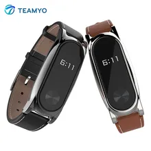 Leather Strap For Xiaomi Mi Band 2 Wrist Straps Screwless Bracelet mi band 2 strap Replace Accessories For xiomi miband 2
