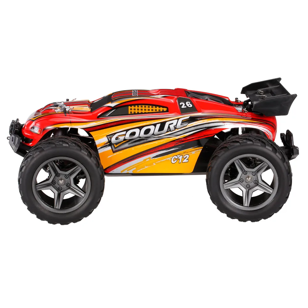 enfants adultes Jouet pour gar/çons GoolRC Voiture t/él/écommand/ée MN-90 RC /à l/échelle 1:12 2,4 GHz 4 x 4 avec /éclairage LED
