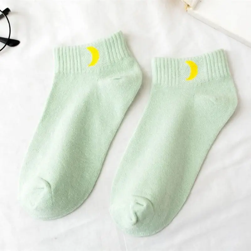 

Fashion 5Pairs/lot Socks women spring summer Japanese Kawaii campus wind student socks breathable cotton female short socks