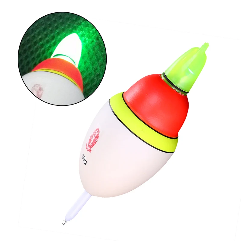 Sougayilang 5pcs/lot Fishing Float Angling Equipment Light Bobber Fish Floats 10cm Boia Luminosa