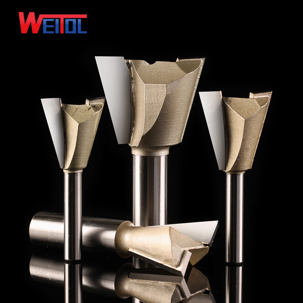 Weitol 1 шт. 1/2 или 1/4 дюймов ласточкин хвост бит резец древесины ...