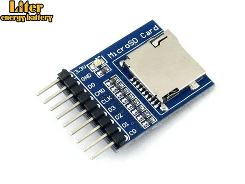 

Micro SD Storage Board Memory Micro SD Module Development Board Supports SDIO SPI Interfaces