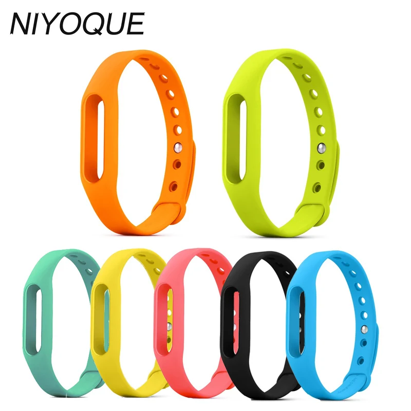 Xiao mi band 1 S 1 S силиконовый браслет ремешок для mi Band умный браслет аксессуары сменный смарт-ремешок ремень 8 цветов - изображение