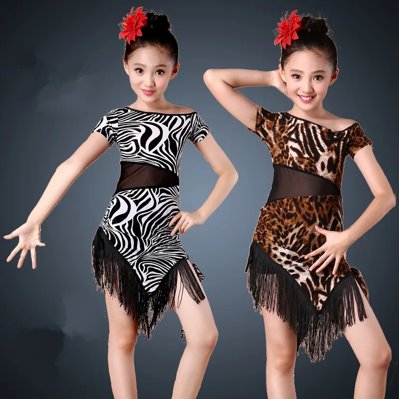 Details about   Kid Girls Short Sleeve Latin Dance Dancewear Ballet Tango Rumba Ballroom Clothes 