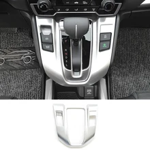 For HONDA CR-V CRV 2017 2018 5th Gen AT (LHD) ABS Chrome Shift Gear Panel Car Cover car styling