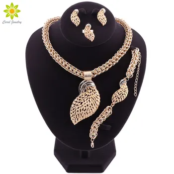 

Big Chain Jewelry Sets For Women African Beads Necklace Jewelry Set Nigerian Wedding Dubai Turkish Indian Jewellery Set