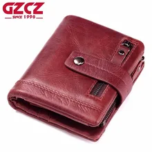 GZCZ женский кошелек из натуральной кожи, Женский держатель для монет, короткий женский кошелек Portomonee, леди Накладка для девушек, Дамский кошелек с карманом