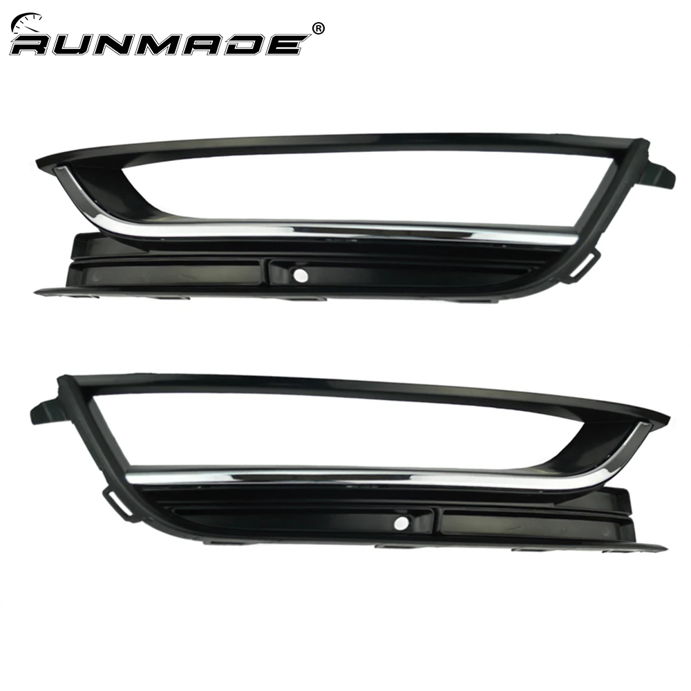 runmade Front Bumper Left and Right Fog Light font b Lamp b font Grille 56D853665 56D853666