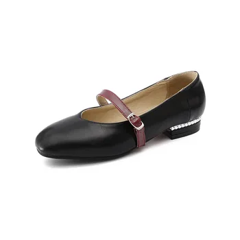 

18 years of the new college leisure low wind with square with square yards size 32-48 cingulate women's shoes 18321