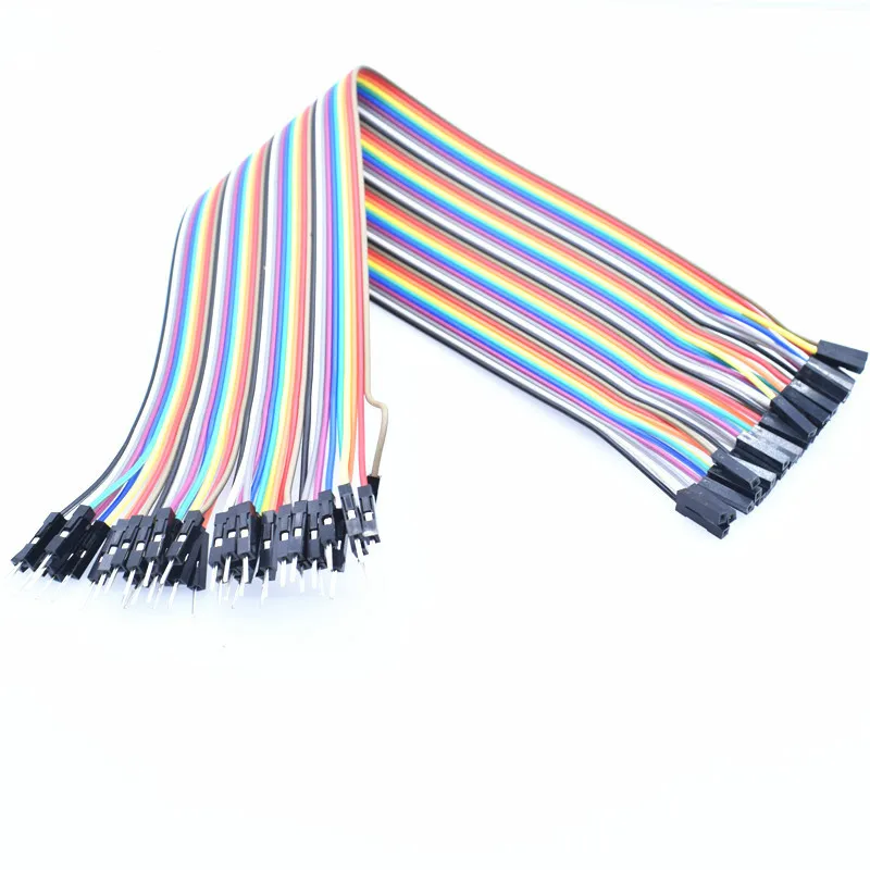 1 ряд 40 шт. кабель Dupont см 2 54 мм 1pin 1p-1p разъем Мама-папа Папа-папа джампер для Arduino |