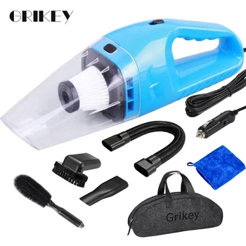 

GRIKEY 24V Car Vacuum Cleaner 120W Portable Vacuum Cleaner Powerful For Car Auto Vaccum Cleaner Handheld Truck Big Suction