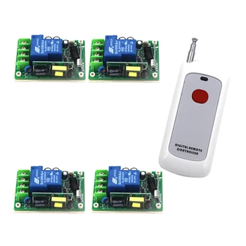 

AC110V 250V 30A 1CH RF Wireless Remote Control System / Radio Switch remote switch 220v Learning code 4 receiver 4142