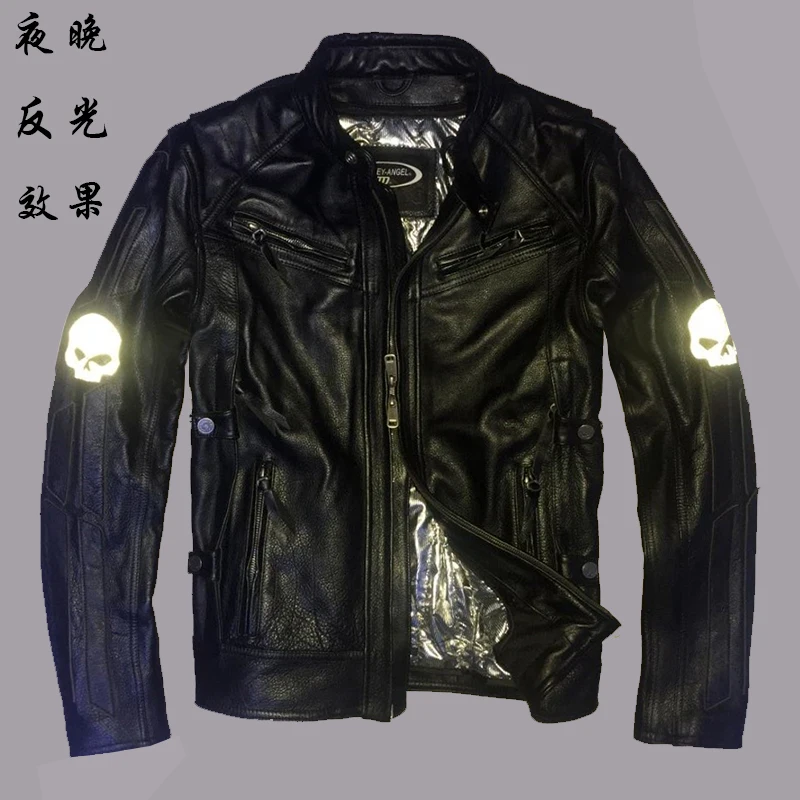 Blog big size best quality super genuine cow leather motor rider jacket mens big size cowhide leather jacket HA-116
