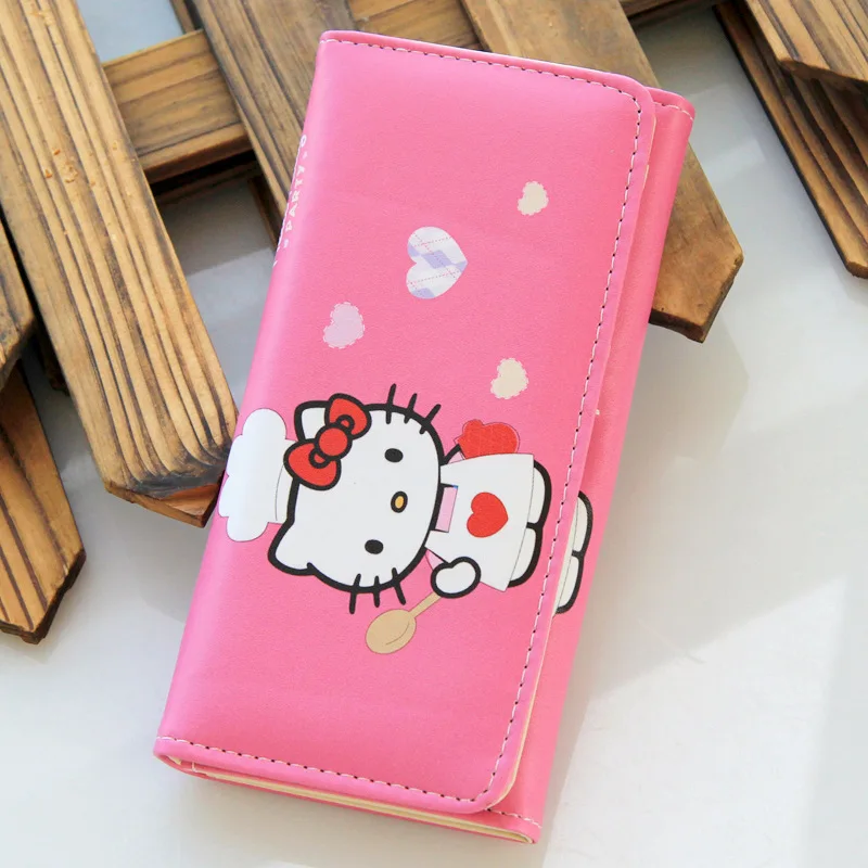 

New Fashion Girls Wallets Long PU Leather Wallet Female Zipper Clutch Coin Purse Women Wristlet Bolsas famous brand