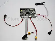 VGA 2AV Reversing LCD Controller Board TTL KYV-N2 V1 for 7″ AT070TN92 LCD 50Pin 800×480 LED TFT LCD Free Shipping With Tracking