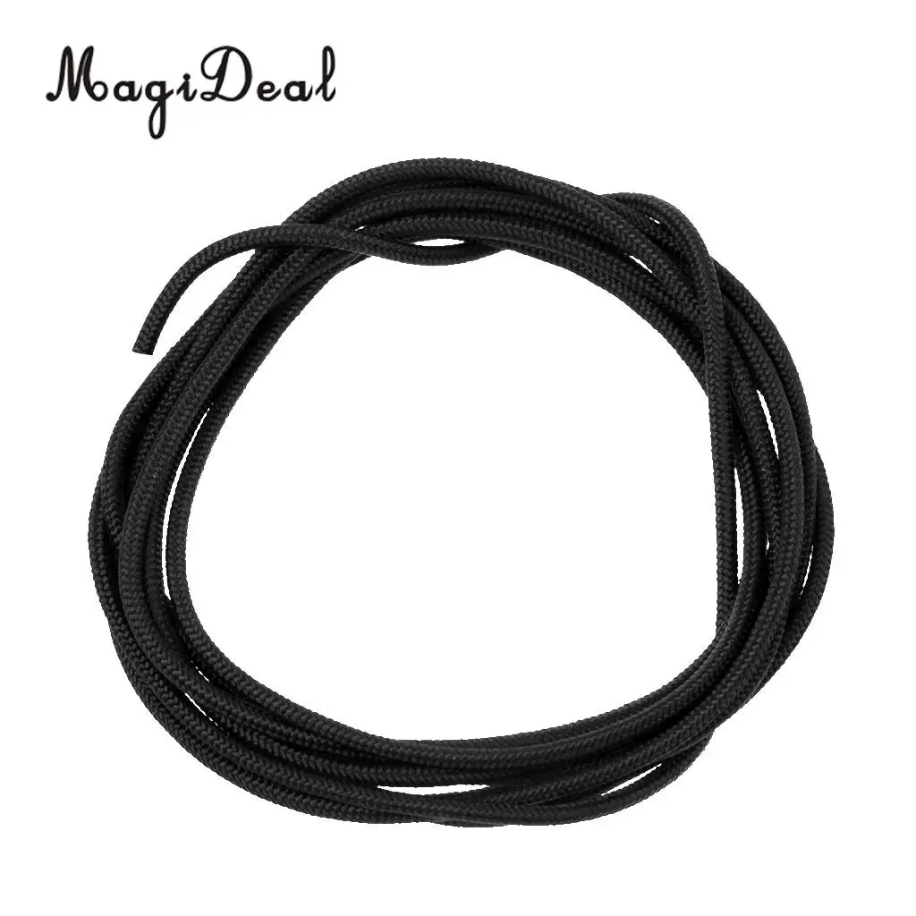 MagiDeal Outdoor Hunting Archery Compound Bow 1.5/3/5/10m D Loop Rope Bow String Release Aid Nock Hooting Camping Survival Acce