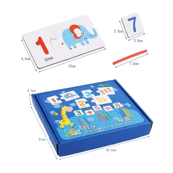 

Kids Baby Math Toys Arithmetic Counting Stick Magnetic Mathematics Teaching Aid Count Toys Children Puzzle Educational Toys Gift