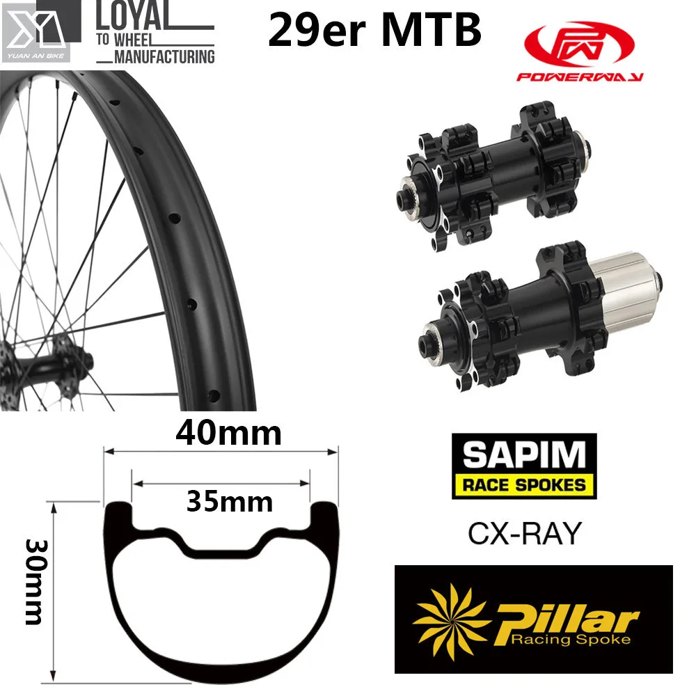29er plus wheelset