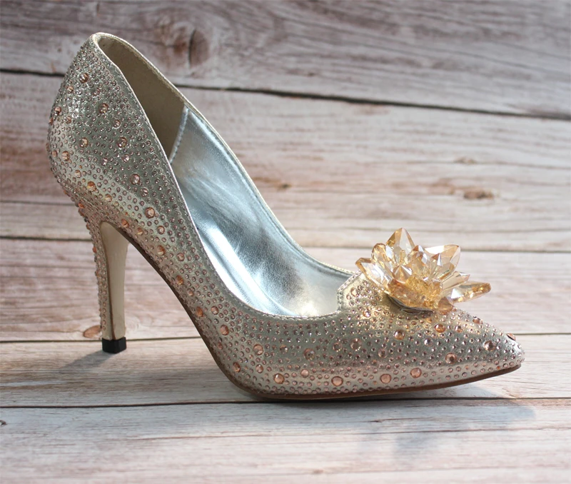 Г., новые блестящие стразы, обувь Золушки на высоком каблуке женские туфли-лодочки женские свадебные туфли с острым носком, украшенные кристаллами zapatos mujer