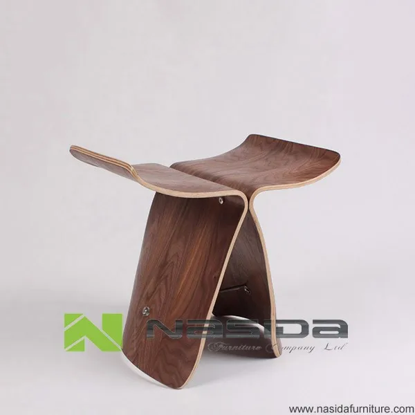 Nasida Северной Европы деревянный Османской обувь стул сори Янаги стиль стул с бабочками оригинальность бытовой Multi цвет низкий