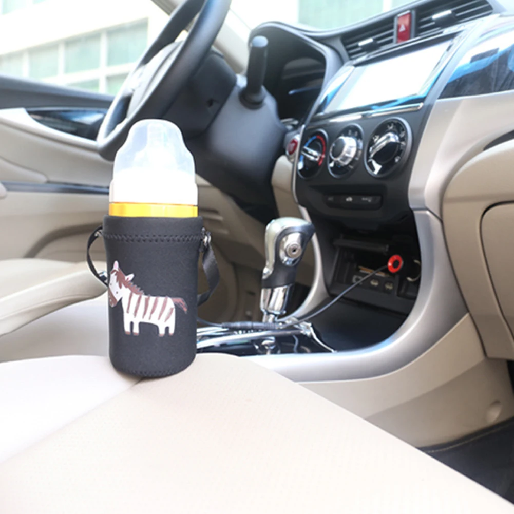 Портативный 12 в безопасный дорожный автомобиль бутылка молока подогреватель чашки нагреватель автомобильное зарядное устройство подогреватель детское молоко устройство постоянная температура