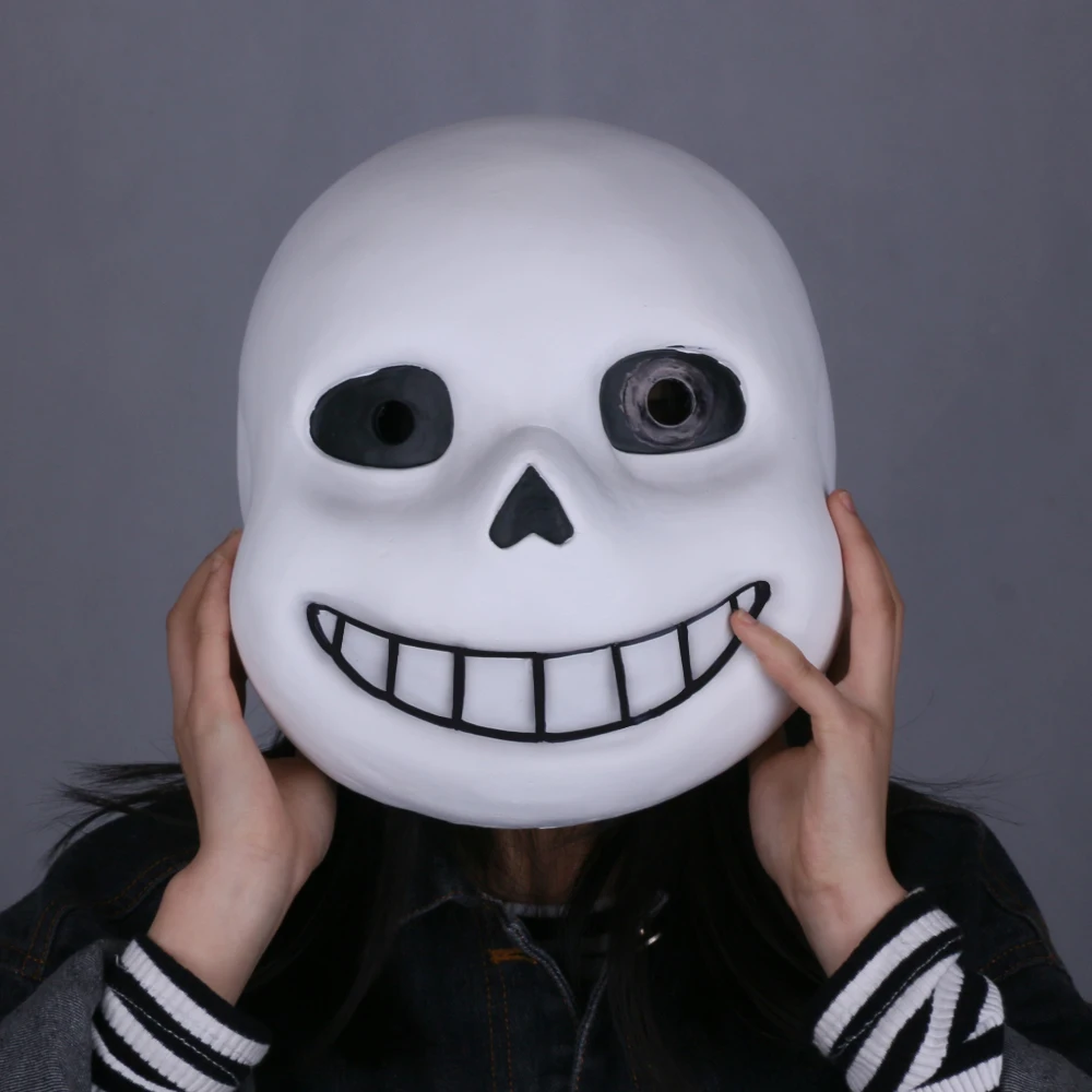 11 Halloween Costume Cosplay Movie Game Prop Mask Sans Undertale Helmet Hard Latex Cosplay Sans Papyrus Helmet Full Head Masks (10)