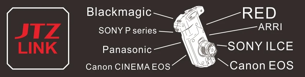 JTZ DP30 Cine углеродное волокно 4x" Матовая коробка 15 мм/19 мм для sony ARRI красный CANON BMD