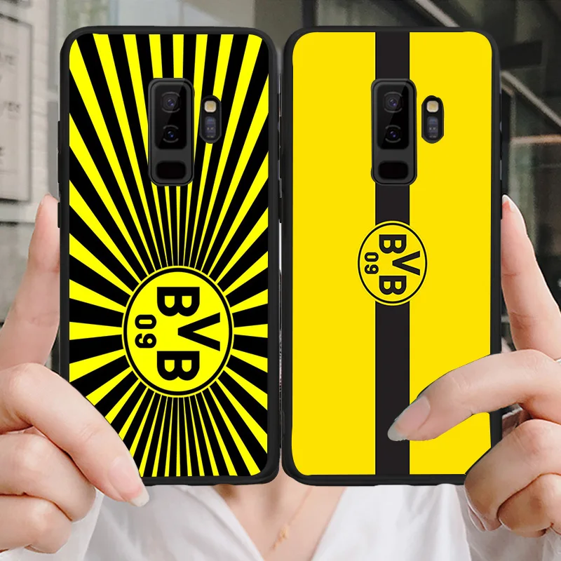 

Yinuoda Phone Case For BVB Borussia Dortmund Galaxy S10 S9 Plus S6 S7 Edge Black Soft TPU Reus DIY Case For Galaxy Note4 7 Note9