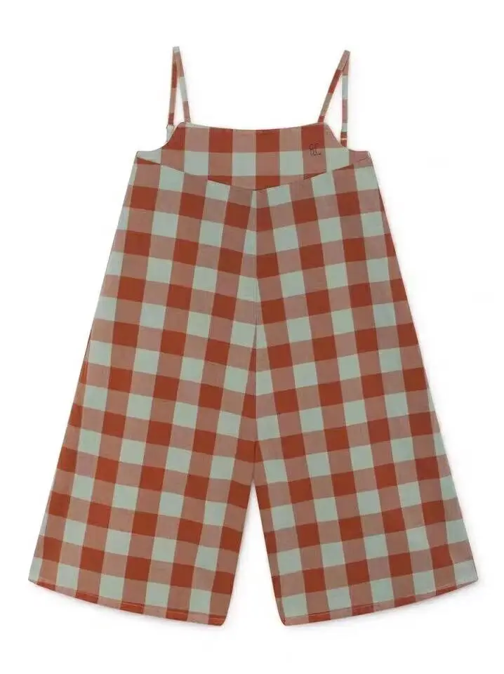

2019 Summer Baby Suspender Pants Plaid Baby Girls Rompers Jumpsuit Cute Overalls Pants For Kids SIZE 2-10T sale in stock