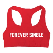 Навсегда один летняя мода с принтом букв сексуальный бюстгальтер жилет топы на бретельках Для женщин пикантные Фитнес жилет топы Croped