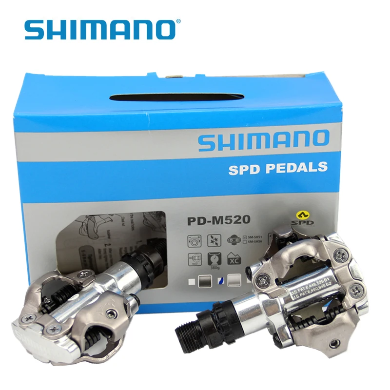 shimano m520 pedals for a bicycle clipless spd Bike mtb pedals Mountain