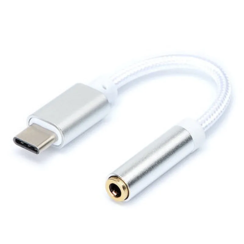 Адаптер для наушников с разъемом USB Type C на 3 5 мм OTG Huawei mate 10 P20 pro Xiaomi Mi 6 8 6X Mix 2s кабель