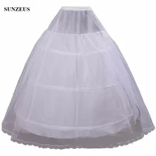 Лидер продаж 3 с кринолином верхний край декорирован кружевом специальное Пышное crinolinas свадебное платье из тюля, Нижняя юбка S29