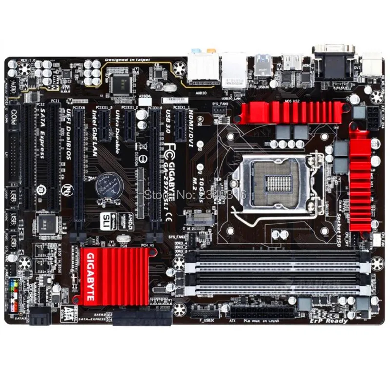 

Original For Gigabyte GA-Z97X-SLI Desktop Motherboard Z97X-SLI Z97 LGA 1150 i3 i5 i7 DDR3 100% Fully Test